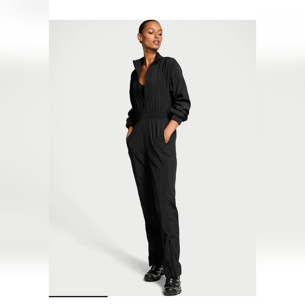 VSX Sleek Black Power Parachute Jumpsuit XS